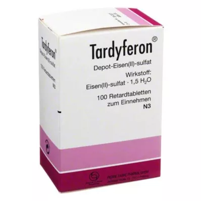 TARDYFERON Comprimidos de libertação prolongada, 100 unidades