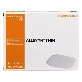 ALLEVYN Penso fino 5x6 cm para feridas, 10 unidades