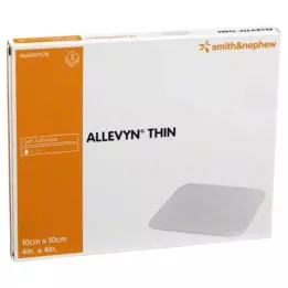 ALLEVYN Pensos finos de 10x10 cm para feridas, 5 unidades