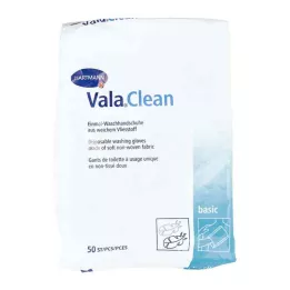 VALACLEAN Luvas de lavagem básicas, 50 unidades