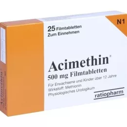ACIMETHIN Comprimidos revestidos por película, 25 unidades