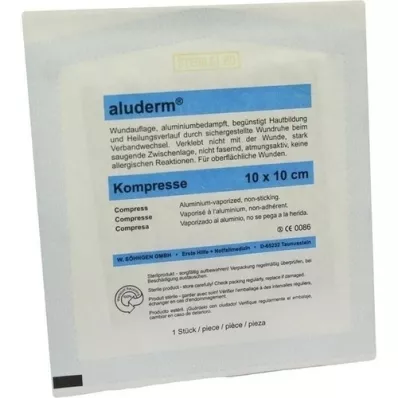 ALUDERM Compressas 10x10 cm, 1 unidade