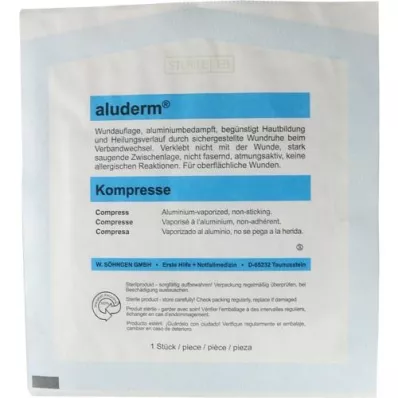 ALUDERM Compressas 10x15 cm, 1 unidade