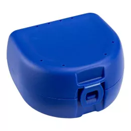 PROTHESEN ZAHNSPANGENBOX universal azul escuro, 1 unidade