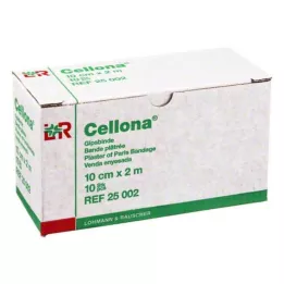 CELLONA Ligadura de gesso 10 cmx2 m, 2X5 pcs