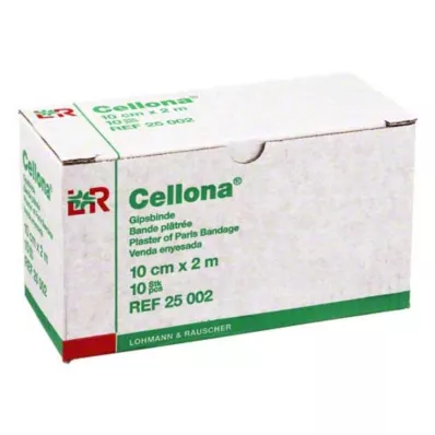 CELLONA Ligadura de gesso 10 cmx2 m, 2X5 pcs CELLONA Ligadura de gesso 10 cmx2 m, 2X5 pcs