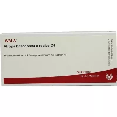 ATROPA belladonna e Radix D 6 ampolas, 10X1 ml
