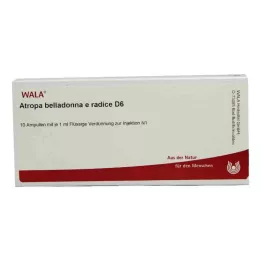 ATROPA belladonna e Radix D 6 ampolas, 10X1 ml
