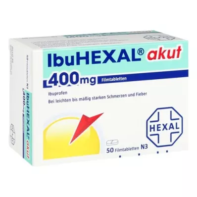 IBUHEXAL acute 400 comprimidos revestidos por película, 50 unidades