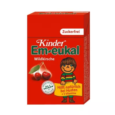 EM-EUKAL Caixa de bolso de rebuçados para crianças sem açúcar, 40 g EM-EUKAL Caixa de bolso de rebuçados para crianças sem açúcar, 40 g
