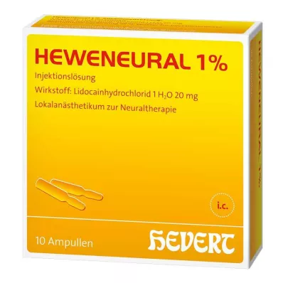 HEWENEURAL Ampolas a 1%, 10X2 ml HEWENEURAL Ampolas a 1%, 10X2 ml