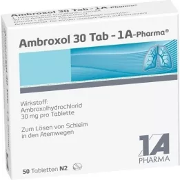AMBROXOL 30 Tab-1A Pharma Tablets, 50 unid