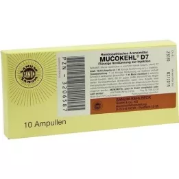 MUCOKEHL Ampolas D 7, 10X1 ml