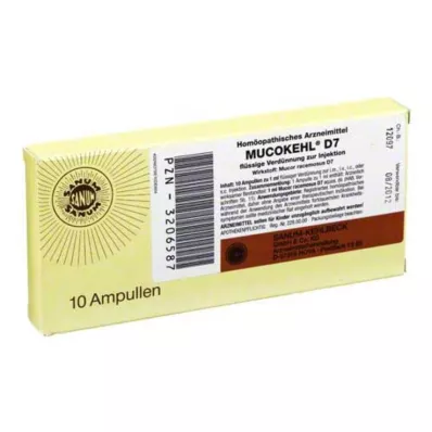 MUCOKEHL Ampolas D 7, 10X1 ml