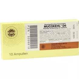 MUCOKEHL Ampolas D 6, 10X1 ml