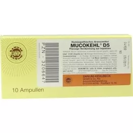 MUCOKEHL Ampolas D 5, 10X1 ml