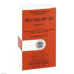 MUCOKEHL Supositórios D 3, 10 unid