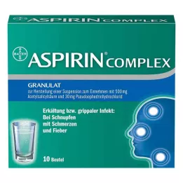 ASPIRIN COMPLEX Btl.w.Gran.z.Herst.e.Susp.z.Einn., 10 pcs