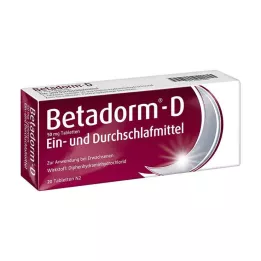 BETADORM Comprimidos D, 20 unidades