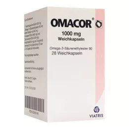 OMACOR Cápsulas moles de 1.000 mg, 28 unid
