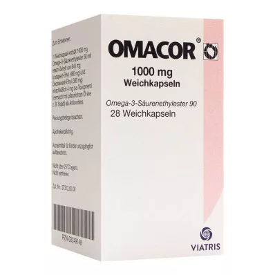 OMACOR Cápsulas moles de 1.000 mg, 28 unid OMACOR Cápsulas moles de 1.000 mg, 28 unid