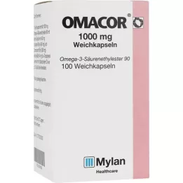 OMACOR Cápsulas moles de 1.000 mg, 100 unid