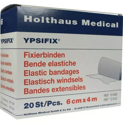 FIXIERBINDE Elástico Ypsifix 6 cmx4 m solto, 20 unidades