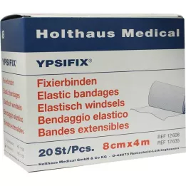 FIXIERBINDE Elástico Ypsifix 8 cmx4 m solto, 20 unidades