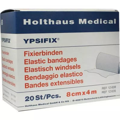 FIXIERBINDE Elástico Ypsifix 8 cmx4 m solto, 20 unidades FIXIERBINDE Elástico Ypsifix 8 cmx4 m solto, 20 unidades