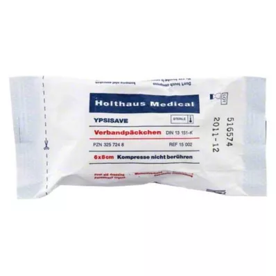 VERBANDPÄCKCHEN YPSISAVE 6x8 cm pequeno, 1 unidade VERBANDPÄCKCHEN YPSISAVE 6x8 cm pequeno, 1 unidade