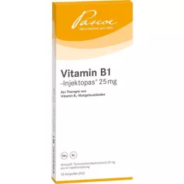 VITAMIN B1 INJEKTOPAS 25 mg solução injetável, 10X1 ml