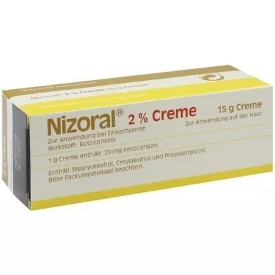 NIZORAL 2% de natas 15g, 15 ml