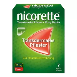 NICORETTE TX 25 mg de emplastros, 7 unid