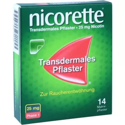 NICORETTE TX Patch 25 mg, 14 unidades