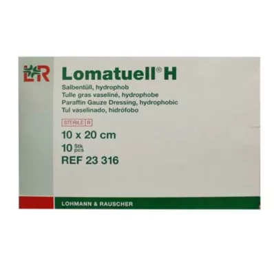 LOMATUELL H Tecido para pomada 10x20 cm estéril, 10 unidades LOMATUELL H Tecido para pomada 10x20 cm estéril, 10 unidades