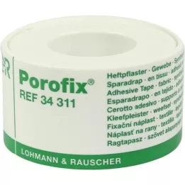 POROFIX Gesso adesivo 2,5 cmx5 m, 1 pc