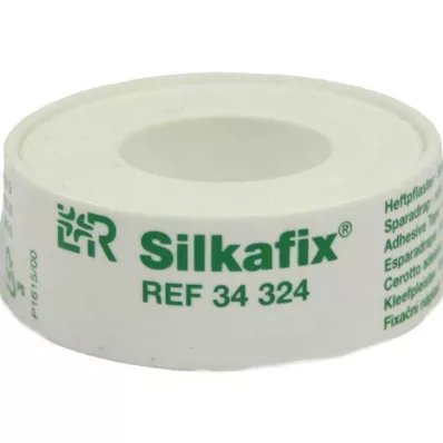 SILKAFIX Agrafo 1,25 cmx5 m bobina de plástico, 1 pc SILKAFIX Agrafo 1,25 cmx5 m bobina de plástico, 1 pc