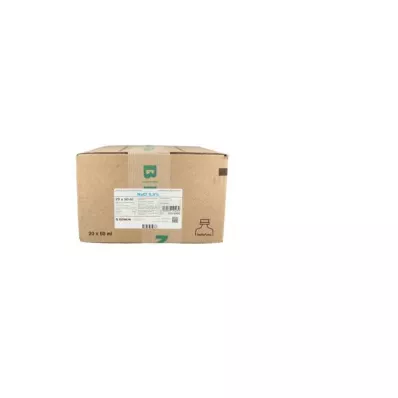 ISOTONE Solução salina 0,9% Braun Ecof.P. semi-preenchida, 20X100 ml