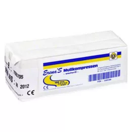 ERENA Compressa de gaze 5x5 cm não esterilizada 8x, 100 pcs