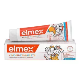 ELMEX Caixa dobrável de pasta de dentes para crianças, 50 ml
