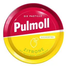 PULMOLL Rebuçados sem açúcar de limão, 50 g