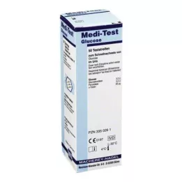 MEDI-TEST Tiras de teste de glucose, 50 unidades