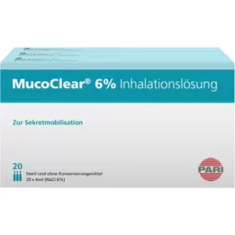 MUCOCLEAR Solução para inalação de NaCl a 6%, 60X4 ml