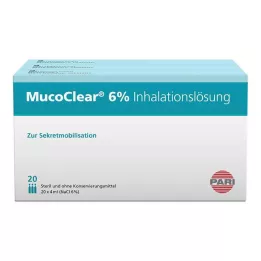 MUCOCLEAR Solução para inalação de NaCl a 6%, 60X4 ml