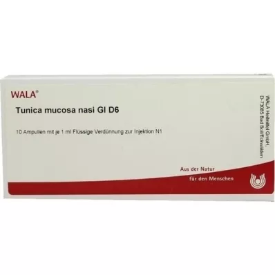 TUNICA mucosa nasi GL D 6 ampolas, 10X1 ml