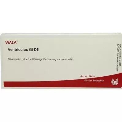 VENTRICULUS GL D 5 ampolas, 10X1 ml