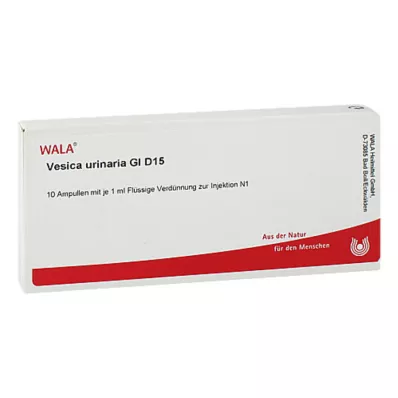 VESICA URINARIA GL D 15 ampolas, 10X1 ml VESICA URINARIA GL D 15 ampolas, 10X1 ml