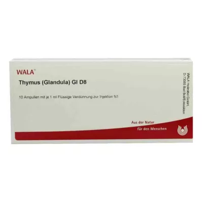 THYMUS GLANDULA GL D 8 ampolas, 10X1 ml