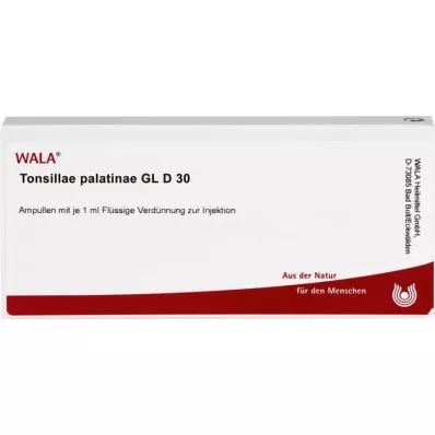 TONSILLAE palatinae GL D 30 ampolas, 10X1 ml