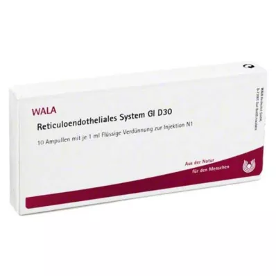 RETICULOENDOTHELIALES Sistema GL D 30 ampolas, 10X1 ml